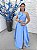 Vestido Camille Azul Serenity bordado manualmente + Clutch Brinde - Imagem 2