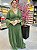 Vestido Leonor Verde Oliva + Clutch Brinde - Imagem 1