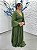 Vestido Leonor Verde Oliva + Clutch Brinde - Imagem 3