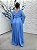 Vestido Leonor Azul Serenity + Clutch Brinde - Imagem 4