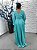 Vestido Leonor Azul Tiffany + Clutch Brinde - Imagem 4