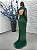 Vestido Millie Verde Esmeralda 2 em 1 bordado a mão + Clutch Brinde - Imagem 4