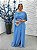 Vestido Selene Azul Serenity + Clutch Brinde - Imagem 1