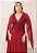 Vestido Calantha Marsala bordado manualmente + Clutch Brinde - Imagem 2