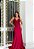 Vestido Romilly Fúcsia bordado manualmente + Clutch Brinde - Imagem 2