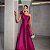 Vestido Alberta fucsia + Clutch Brinde - Imagem 1