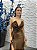 Vestido Amélia marrom + Clutch brinde - Imagem 2