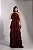 Vestido florentina marsala + Clutch brinde - Imagem 1