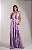 Vestido Florentina Lilas + Clutch brinde - Imagem 1