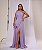 Vestido Coreia Lilás + Clutch Brinde - Imagem 1