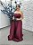 Vestido Gil marsala + Clutch Brinde - Imagem 1