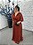 Vestido Margareth Terracota + Clutch Brinde - Imagem 1