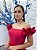 Vestido Lotus vermelho + Clutch Brinde - Imagem 3