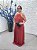 Vestido Lia terracota +Clutch Brinde - Imagem 1
