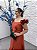 Vestido Lotus terracota + Clutch Brinde - Imagem 3