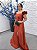 Vestido Lotus terracota + Clutch Brinde - Imagem 1