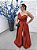 Vestido Estel terracota + Clutch Brinde - Imagem 1