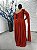 Vestido Santa Lucia terracota + Clutch Brinde - Imagem 2