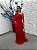 Vestido Bangladesh vermelho + Clutch Brinde - Imagem 1