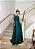 Vestido Celina verde esmeralda + Clutch brinde - Imagem 1