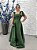 Vestido Kaely verde oliva + Clutch Brinde - Imagem 1