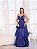 Vestido Luiza azul royal + Clutch Brinde - Imagem 1