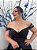 Vestido Margoth preto + Clutch Brinde - Imagem 2