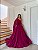 Vestido Liora fucsia + Clutch Brinde - Imagem 1