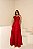 Vestido Sibel vermelho + Clutch Brinde - Imagem 1