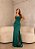 Vestido Ávila verde esmeralda + Clutch brinde - Imagem 1