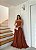 Vestido Mia terracota + clutch brinde - Imagem 1