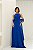 Vestido Lucia Azul royal + Clutch brinde - Imagem 1