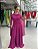 Vestido Lucia fucsia + Clutch brinde - Imagem 1