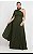 Vestido Gisela verde oliva +Clutch Brinde - Imagem 1