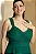 Vestido Lessa verde esmeralda + Clutch Brinde - Imagem 2