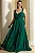 Vestido Lessa verde esmeralda + Clutch Brinde - Imagem 1