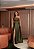 Vestido Penélope Verde Oliva + Clutch Brinde - Imagem 1