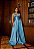 Vestido Karina Azul serenity + Clutch Brinde - Imagem 1