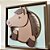 Quadro Charme Cavalo de Lado - Imagem 2