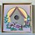 Quadro Charme Casinha Passarinho - Imagem 1