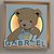 Quadro Charme Urso Dadinhos - Imagem 1