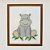 Quadro Decorativo Safari Hipopótamo - Imagem 1