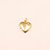 Pingente Relicário de Coração com Zircônia Cristal Folheado a Ouro 18k - Imagem 1