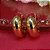 Brinco Argola com Fecho Italiano Folheado a Ouro 18k - Imagem 3