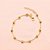 Pulseira com Detalhes em Bolinhas Folheada a Ouro 18k - Imagem 1