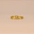 Anel Trabalhado com Detalhe em Zircônia Folheado a Ouro 18k - Imagem 4