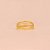Anel com Quatro Aros Lisos Folheado a Ouro 18k - Imagem 4