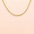 Corrente Choker Cravejada em Zircônia  Folheado a Ouro 18k - Imagem 2