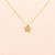 Gargantilha com Estrela em Zircônias Folheado a Ouro 18k - Imagem 1