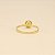Anel com Bolinha Polida Folheado a Ouro 18k - Imagem 3